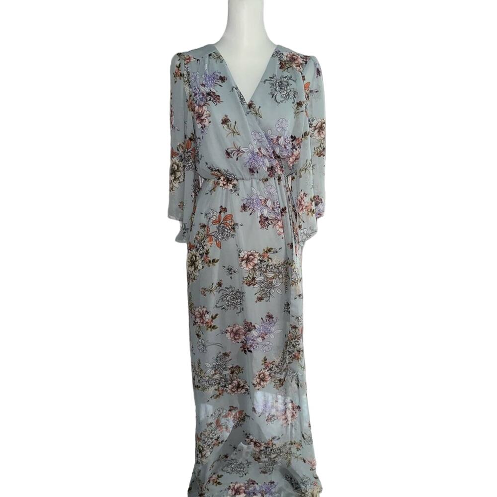 Bailey Blue Small Blue Flowing Maxi Dress